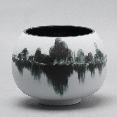 Ink Painting Ceramic Vase Model Room Living Room - Pacisia