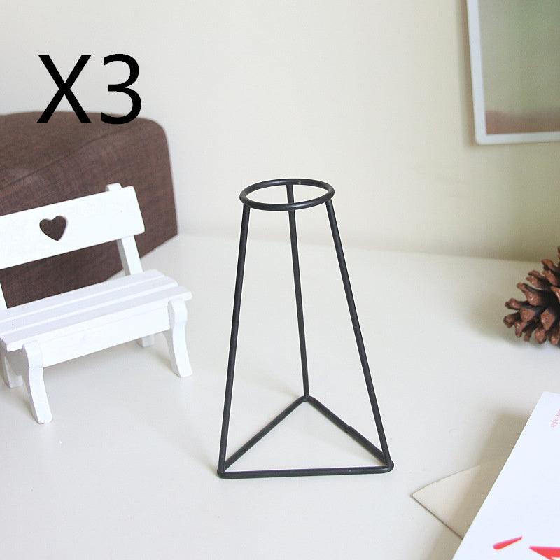 Ins Wire Vase Flower Arrangement Wrought Iron Nordic Creative Ornaments - Pacisia