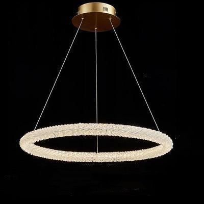 Internet Celebrity Ring Lamp Crystal Chandelier - Pacisia