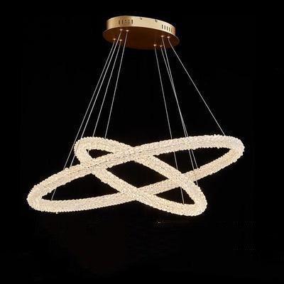 Internet Celebrity Ring Lamp Crystal Chandelier - Pacisia