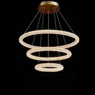 Internet Celebrity Ring Lamp Crystal Chandelier - Pacisia