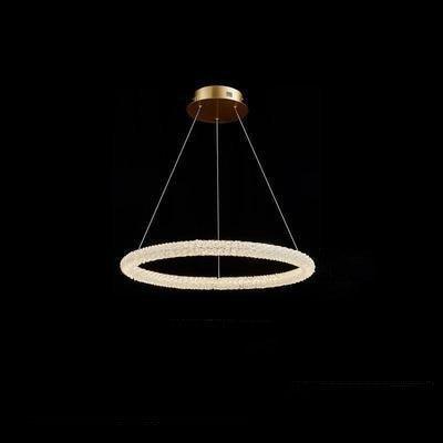 Internet Celebrity Ring Lamp Crystal Chandelier - Pacisia