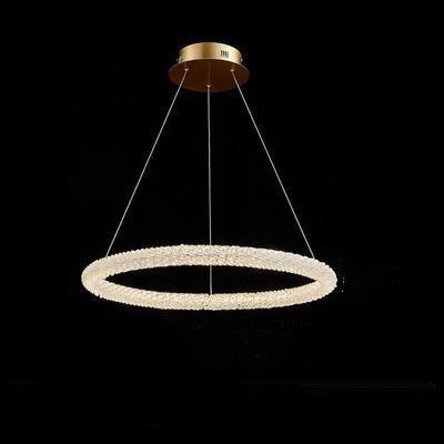 Internet Celebrity Ring Lamp Crystal Chandelier - Pacisia