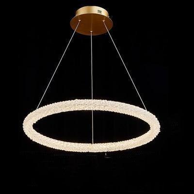 Internet Celebrity Ring Lamp Crystal Chandelier - Pacisia