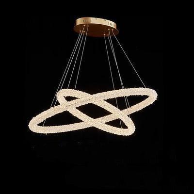 Internet Celebrity Ring Lamp Crystal Chandelier - Pacisia