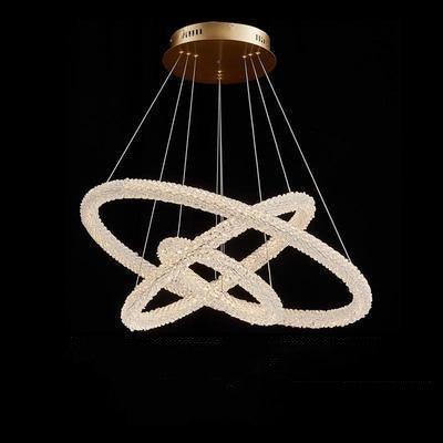 Internet Celebrity Ring Lamp Crystal Chandelier - Pacisia