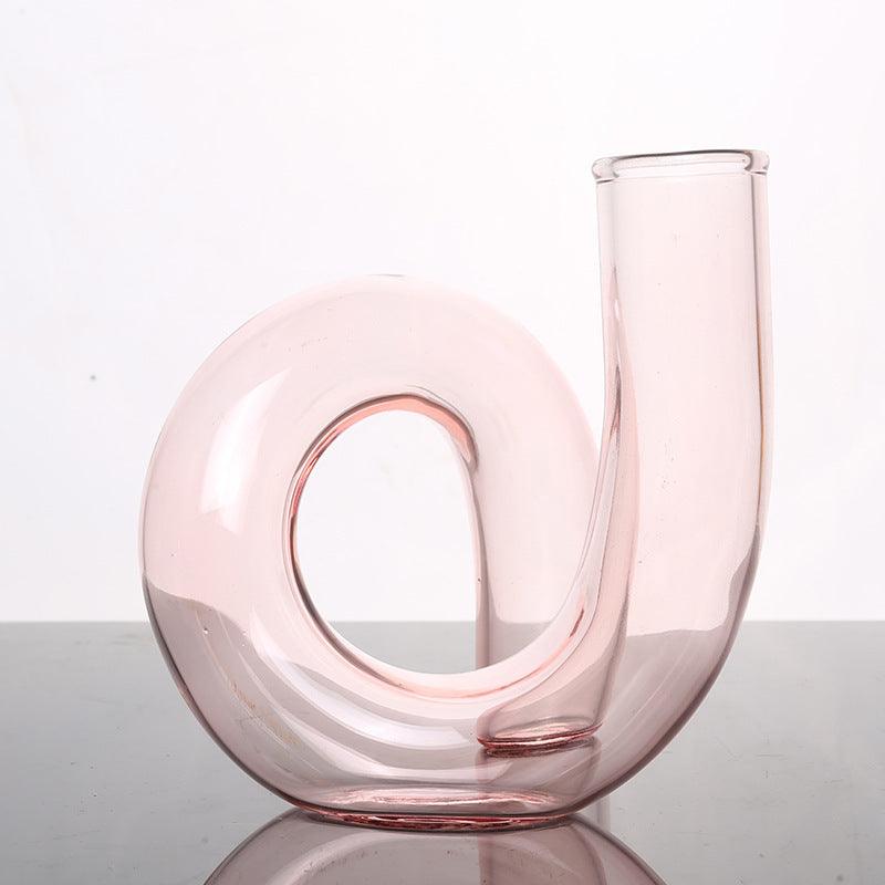 Irregular Creative Strange Shape Glass Vase Living Room Art Decoration - Pacisia