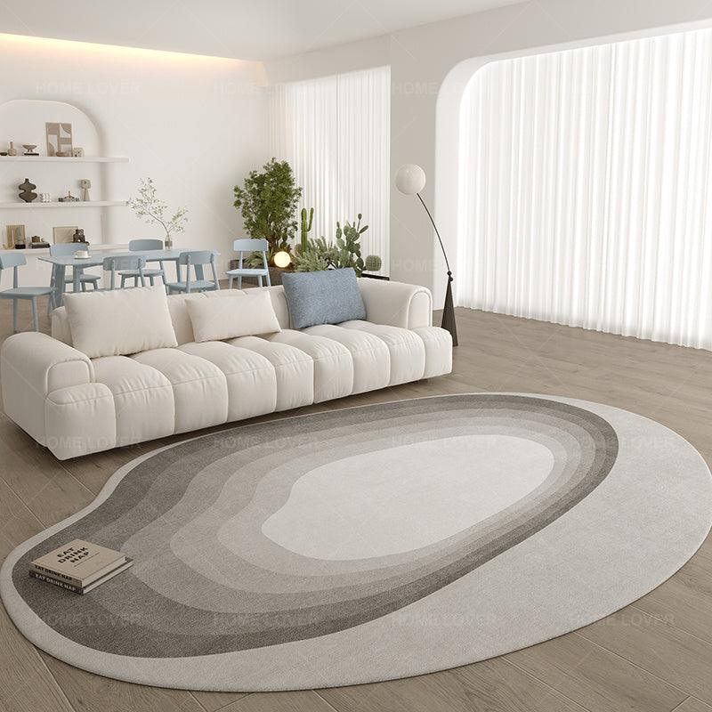 Irregular Shaped Simple Bedroom Household Carpet - Pacisia