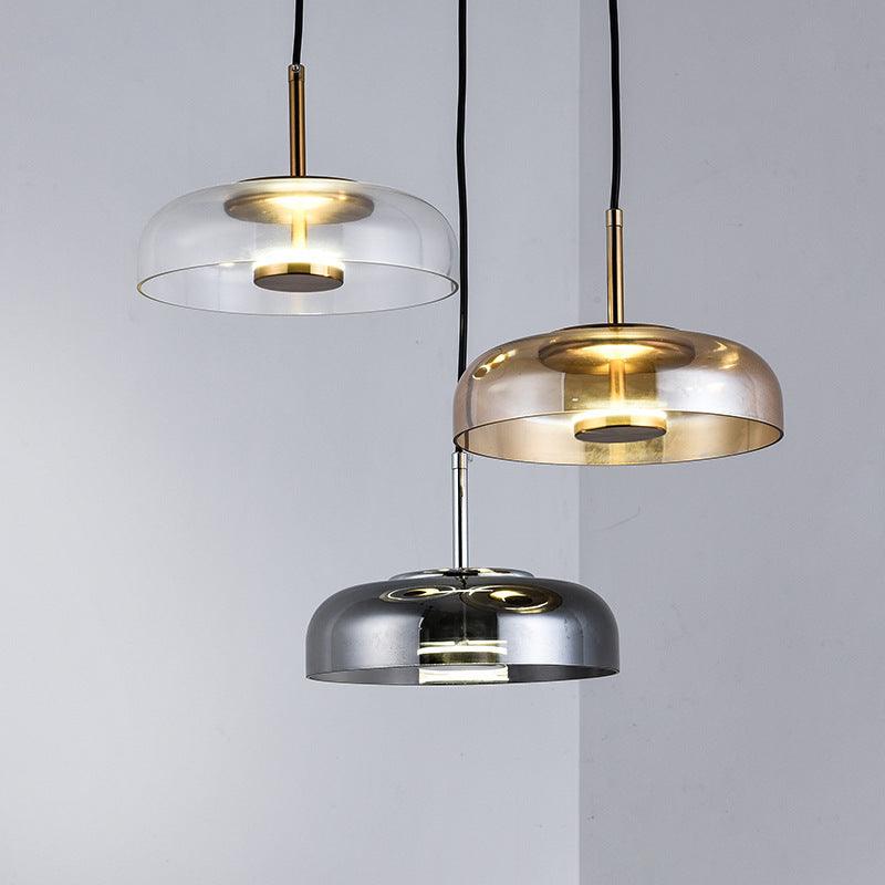 Italian Minimalist Ashtray Glass Bedroom Bedside Chandelier - Pacisia
