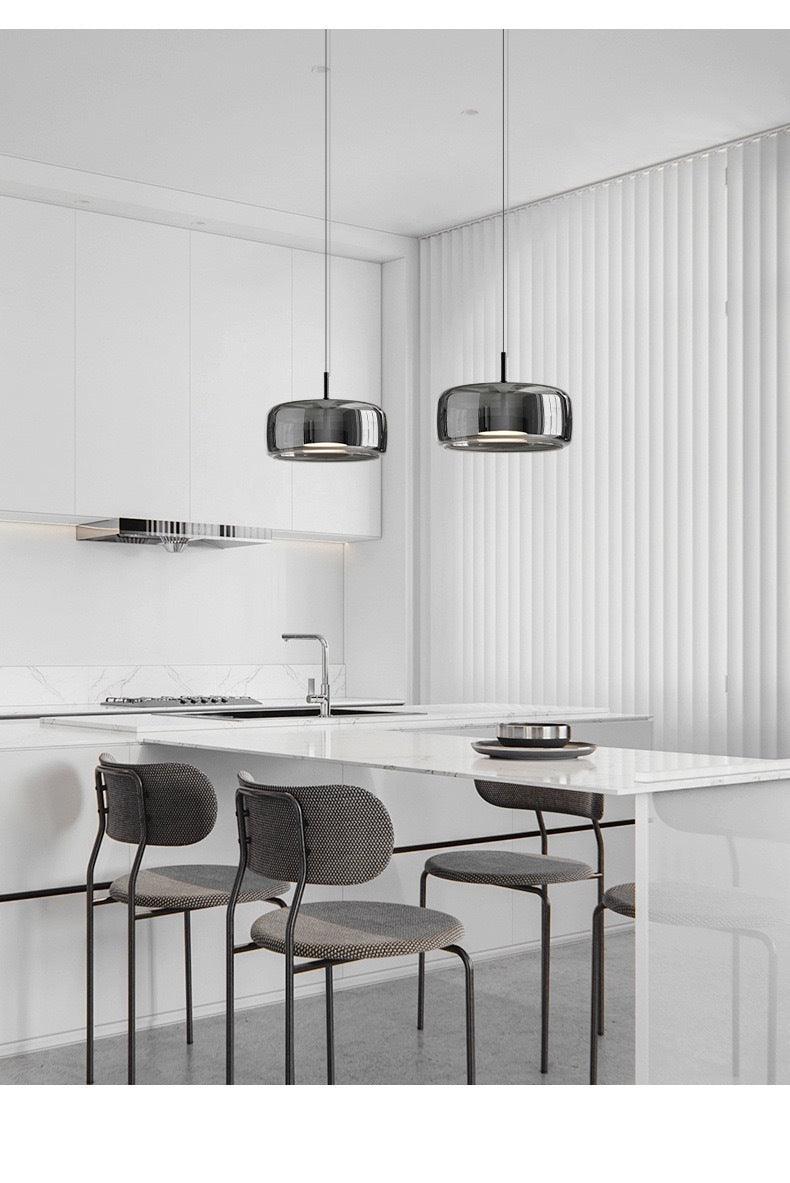 Italian Minimalist Ashtray Glass Bedroom Bedside Chandelier - Pacisia