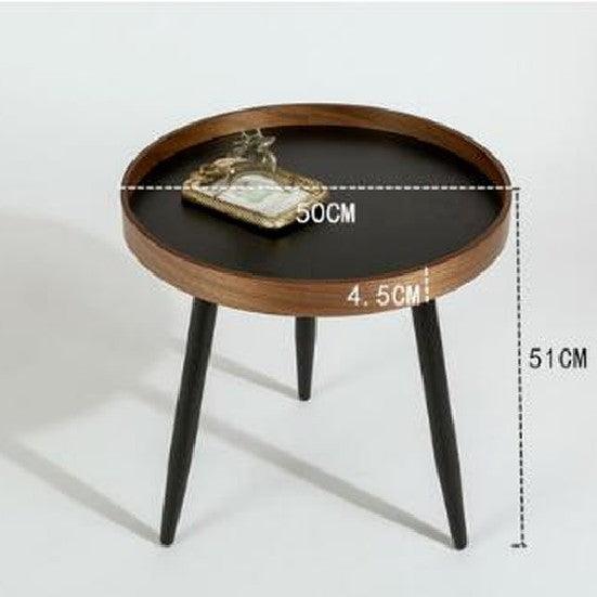 Italian Round Combination Coffee Table Small Apartment Living Room Side Table - Pacisia