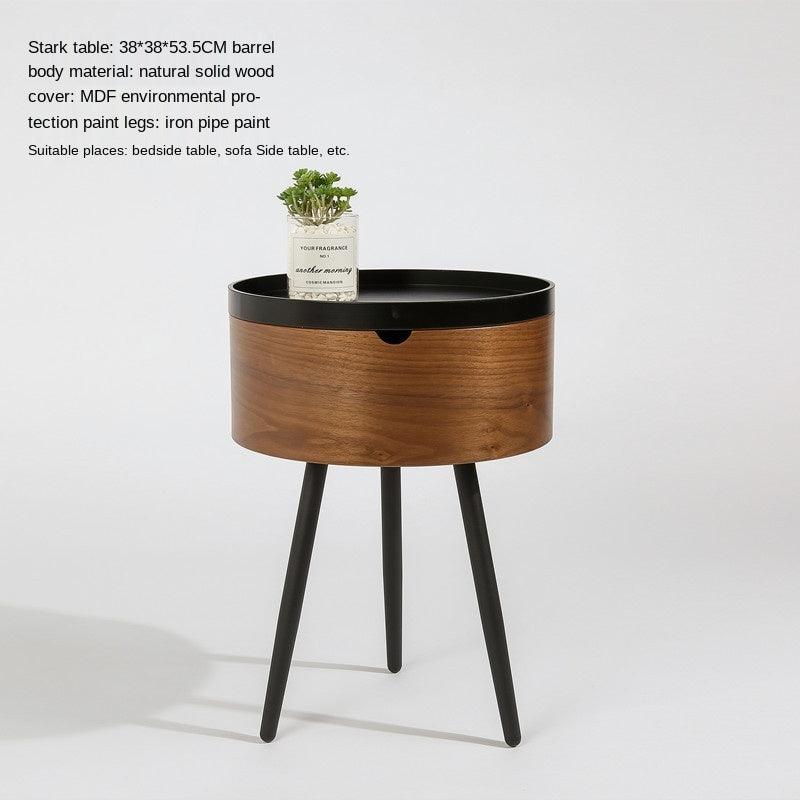 Italian Round Combination Coffee Table Small Apartment Living Room Side Table - Pacisia