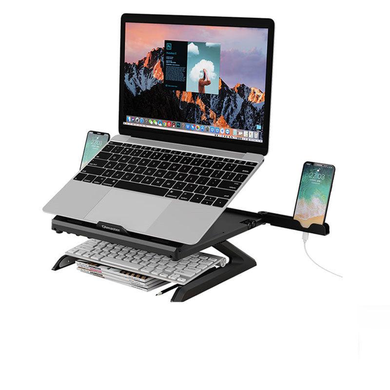 Laptop Stand Adjustable Notebook Riser Aluminium Foldable Portable Computer Stand for Desk - Pacisia