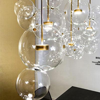 LED Acrylic Living Room Apple Chandelier - Pacisia