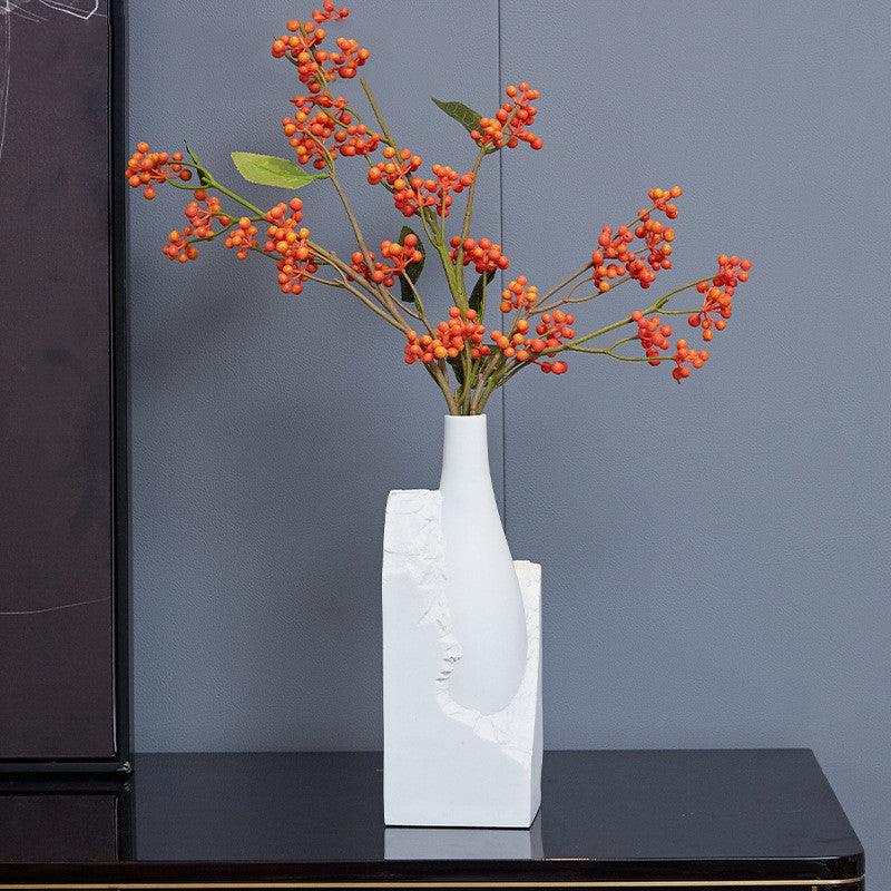 Light and luxurious white vase ornaments - Pacisia