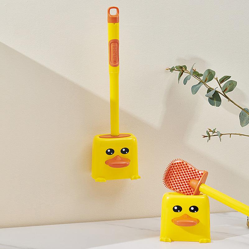 Little Yellow Duck Toilet Brush No Dead Angle Toilet Cleaning - Pacisia