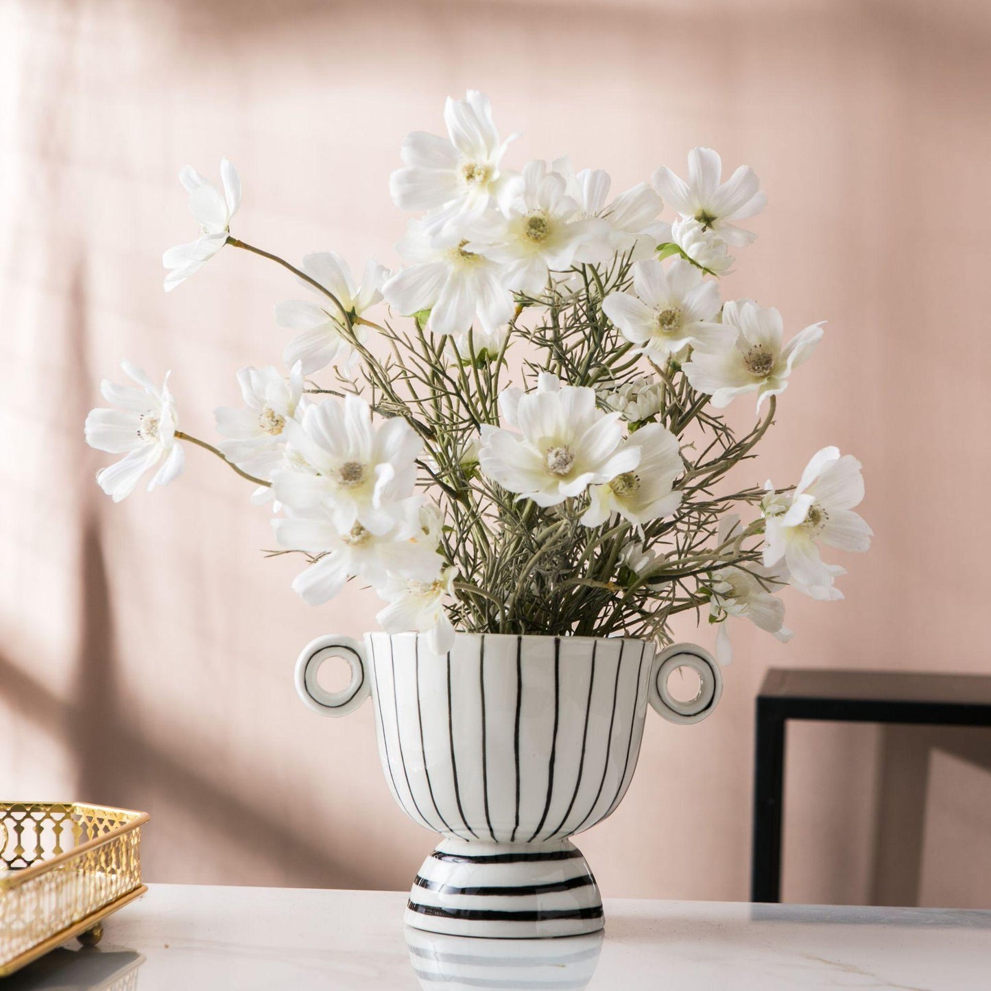 Living Room Bedroom Minimalist Bright Lines Vase - Pacisia