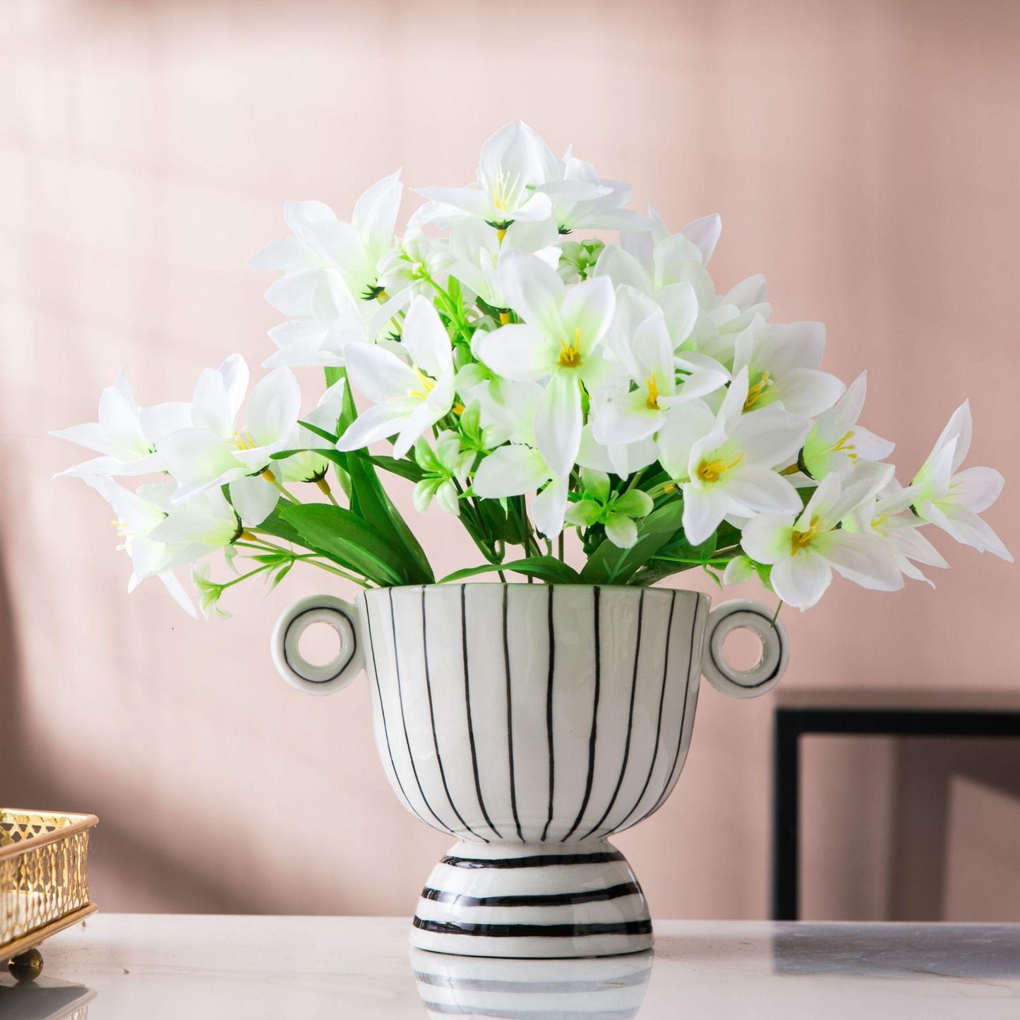 Living Room Bedroom Minimalist Bright Lines Vase - Pacisia