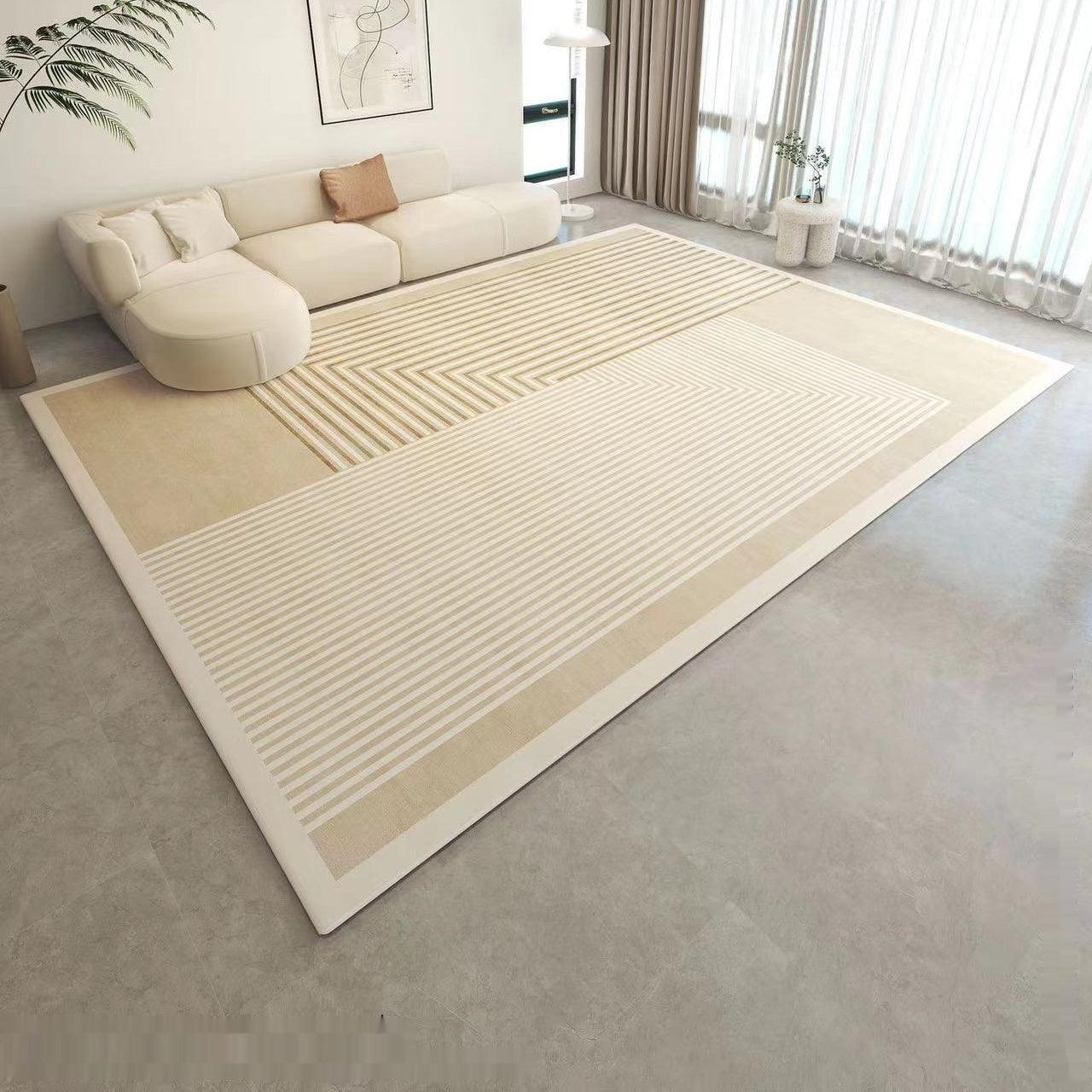 Living Room Coffee Table Simple Cream Style Carpet - Pacisia