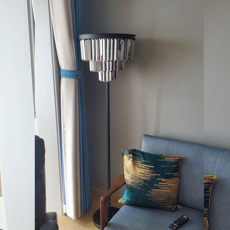 Luxury Crystal Floor Lamp Retro Simple Creative - Pacisia