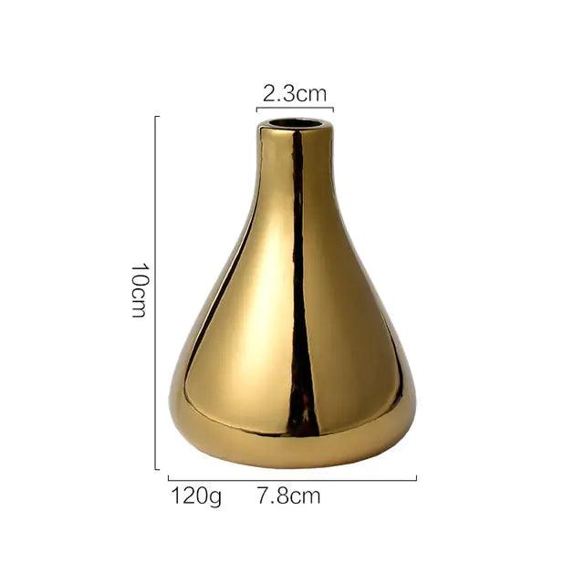 Luxury Plated Gold Vase - Pacisia