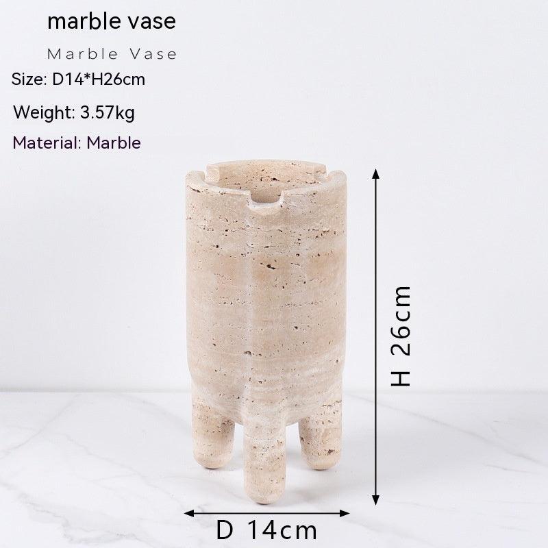 Marble Hydroponic Green Plant Soft Home Decoration Decorative Vase - Pacisia