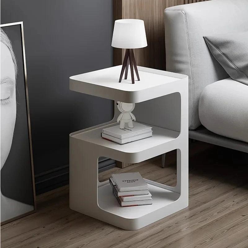 Metal Minimalist Night Table Cheap Black Luxury Nordic Nightstands Bedroom Modern Articulos Para El Hogar Hotel Furniture - Pacisia