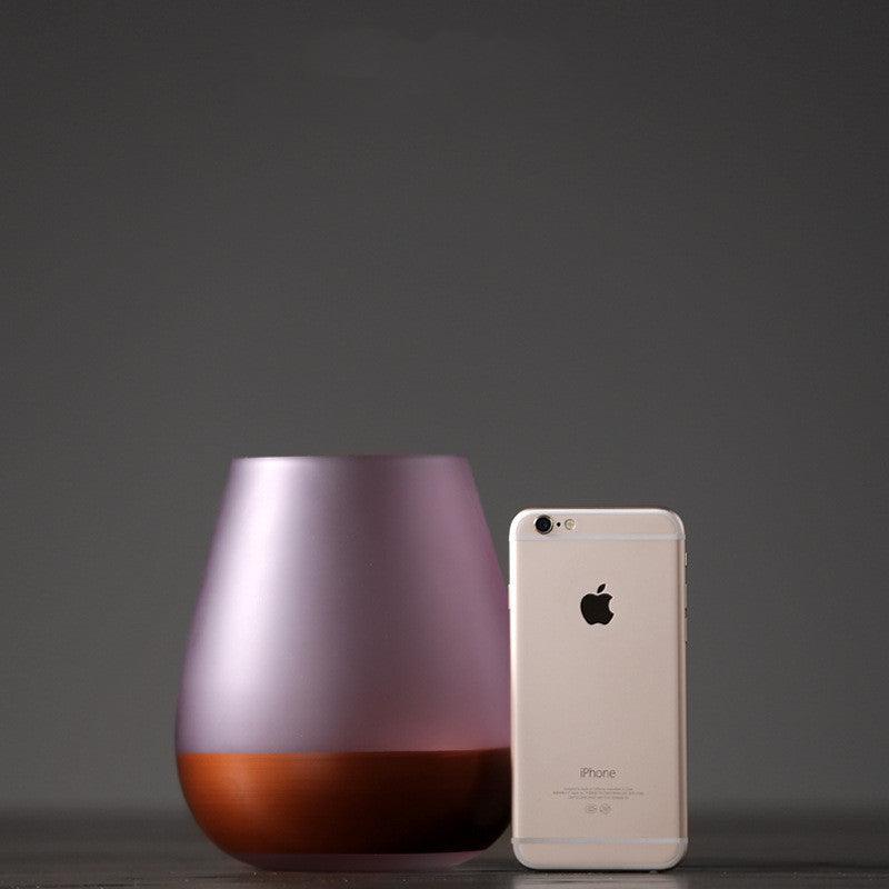 Modern and Simple American Stained Glass Vase - Pacisia