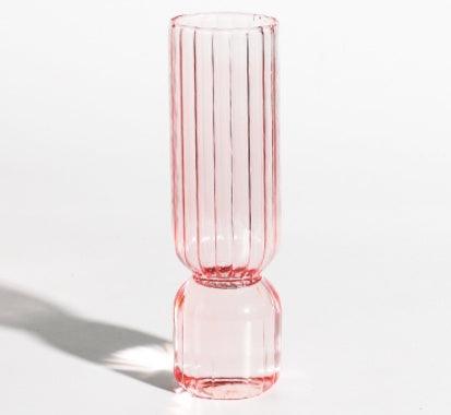 Modern Glass Bubble Vase Art Colored Transparent Small Bottle Decorative Flower Pot - Pacisia