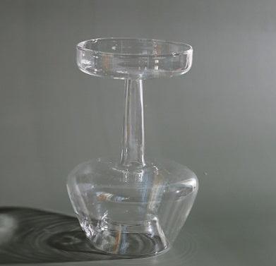 Modern Glass Bubble Vase Art Colored Transparent Small Bottle Decorative Flower Pot - Pacisia