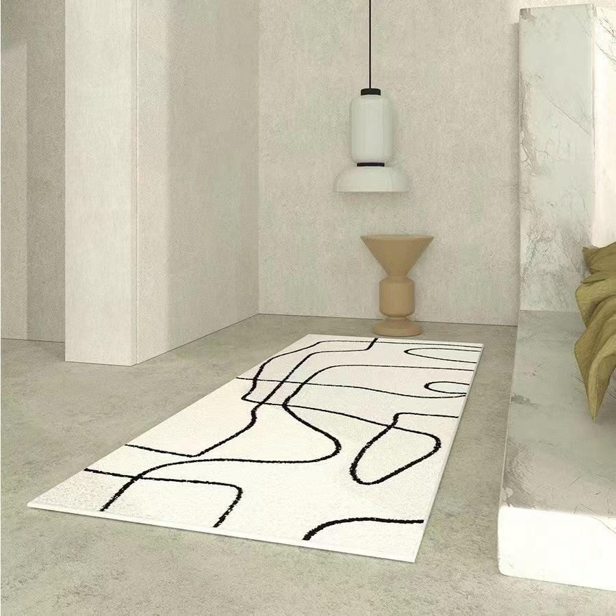 Modern Light Luxury Carpet Living Room Abstract Lines Non-slip - Pacisia