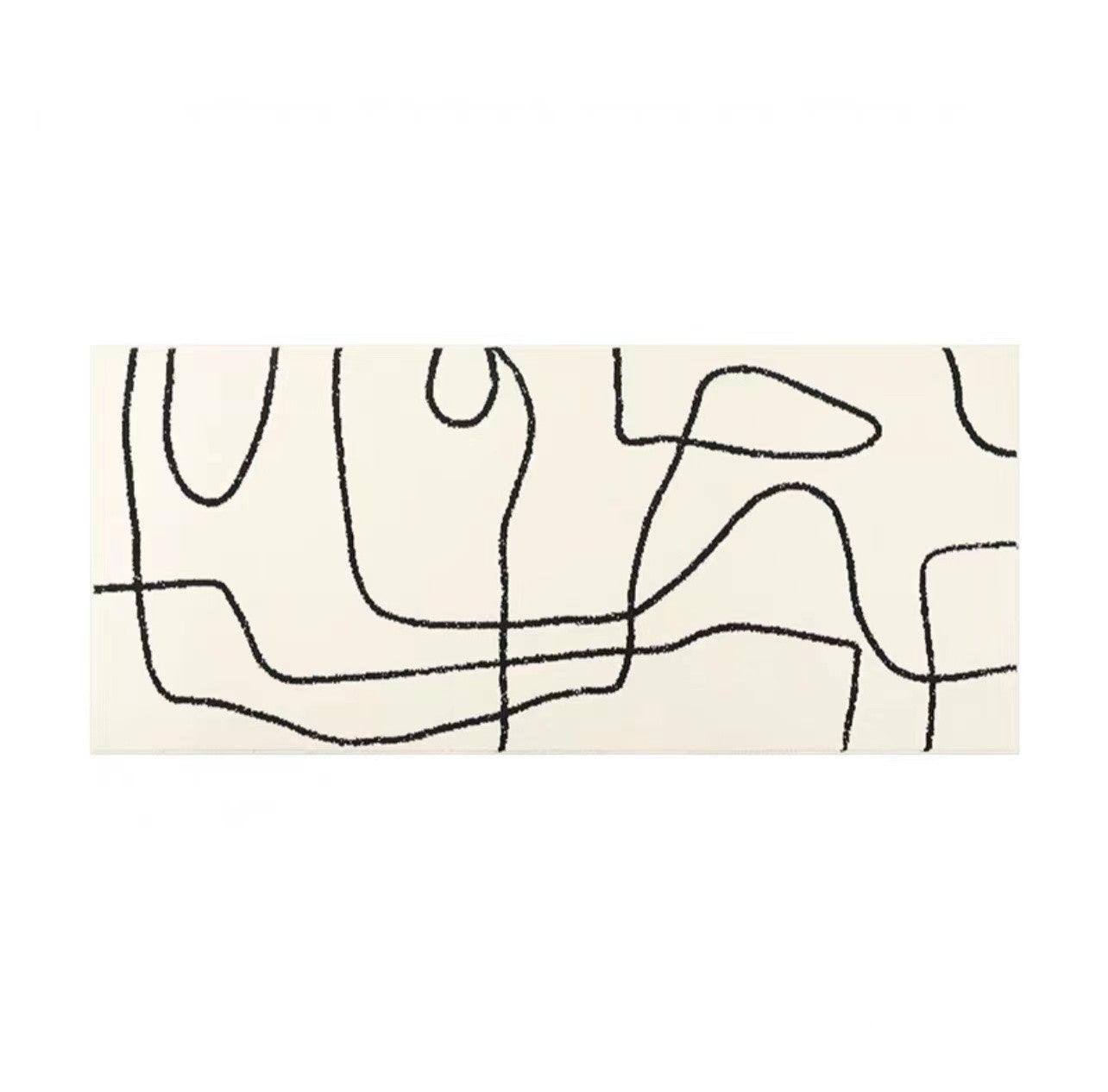 Modern Light Luxury Carpet Living Room Abstract Lines Non-slip - Pacisia