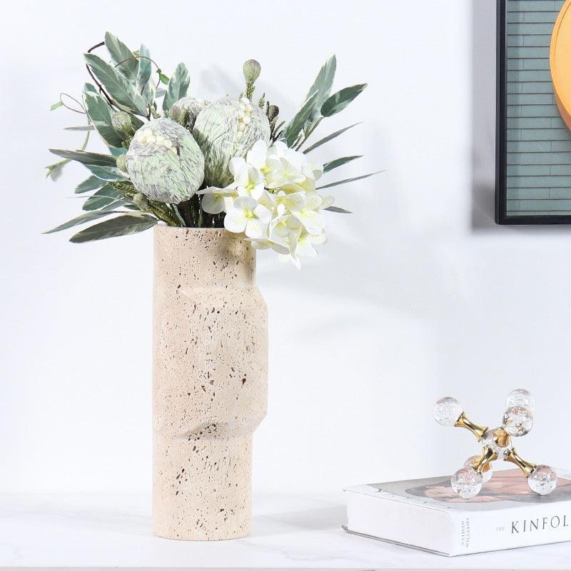 Modern Light Luxury Natural Marble Vase Decoration - Pacisia