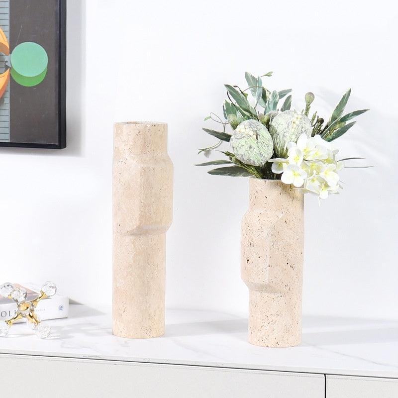 Modern Light Luxury Natural Marble Vase Decoration - Pacisia
