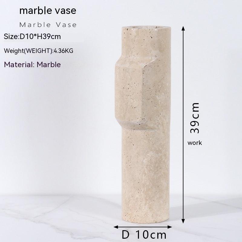 Modern Light Luxury Natural Marble Vase Decoration - Pacisia