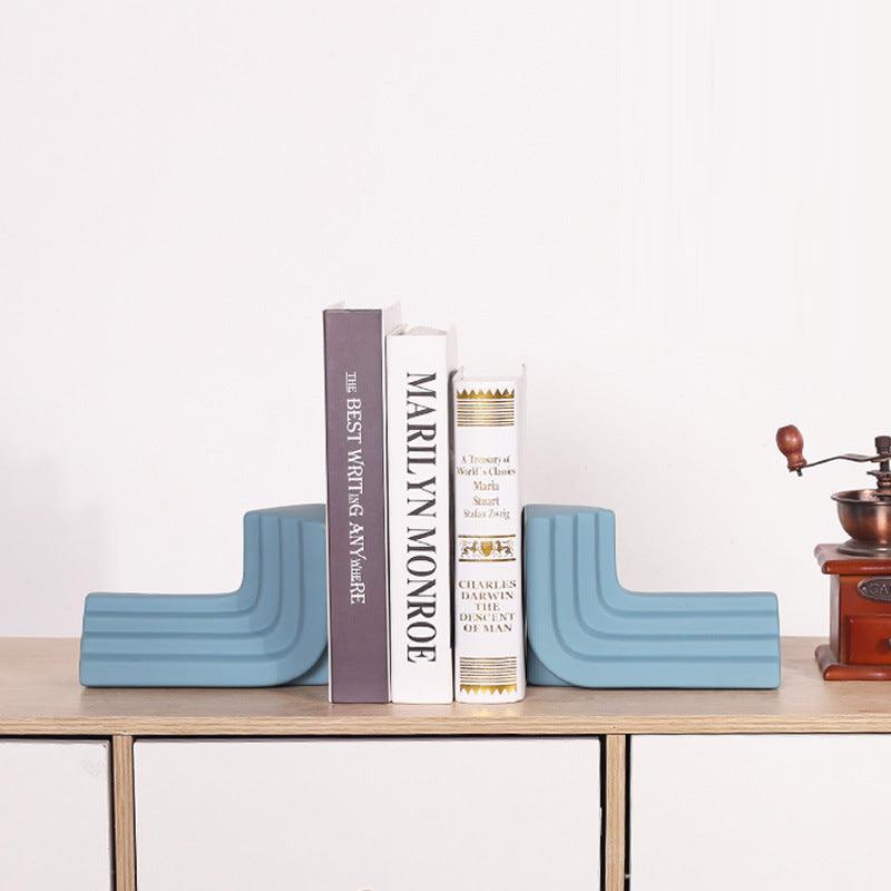 Modern Minimalist Ceramic Bookend Small Ceramic Ornaments - Pacisia
