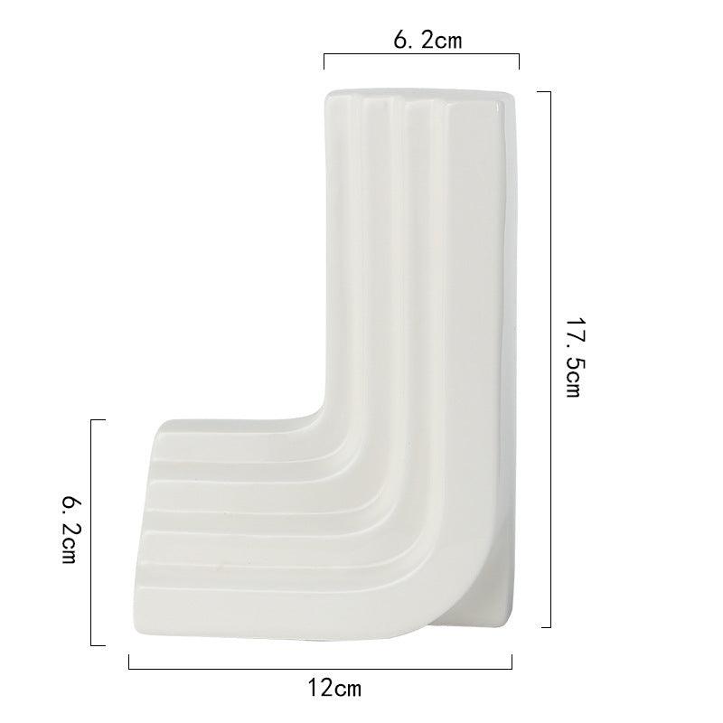 Modern Minimalist Ceramic Bookend Small Ceramic Ornaments - Pacisia