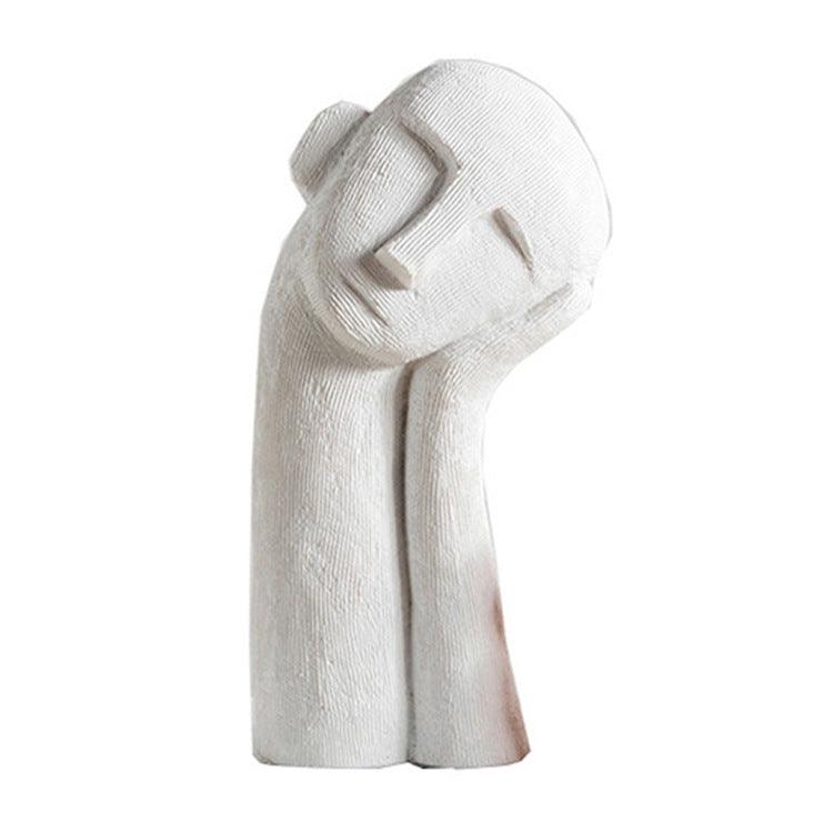 Modern Nordic Pensive Boy Decoration Statue - Pacisia