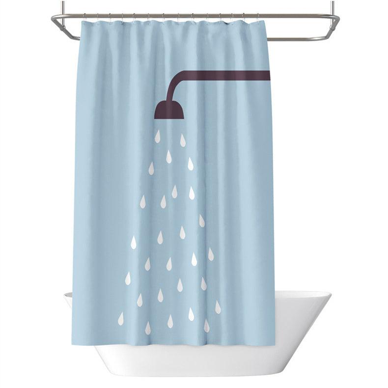 Modern Simple Waterproof Shower Curtain Partition Curtain - Pacisia
