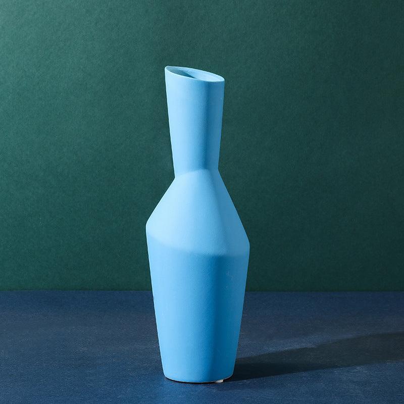 Morandi Ceramic Vase Decoration Living Room Flower Arrangement - Pacisia