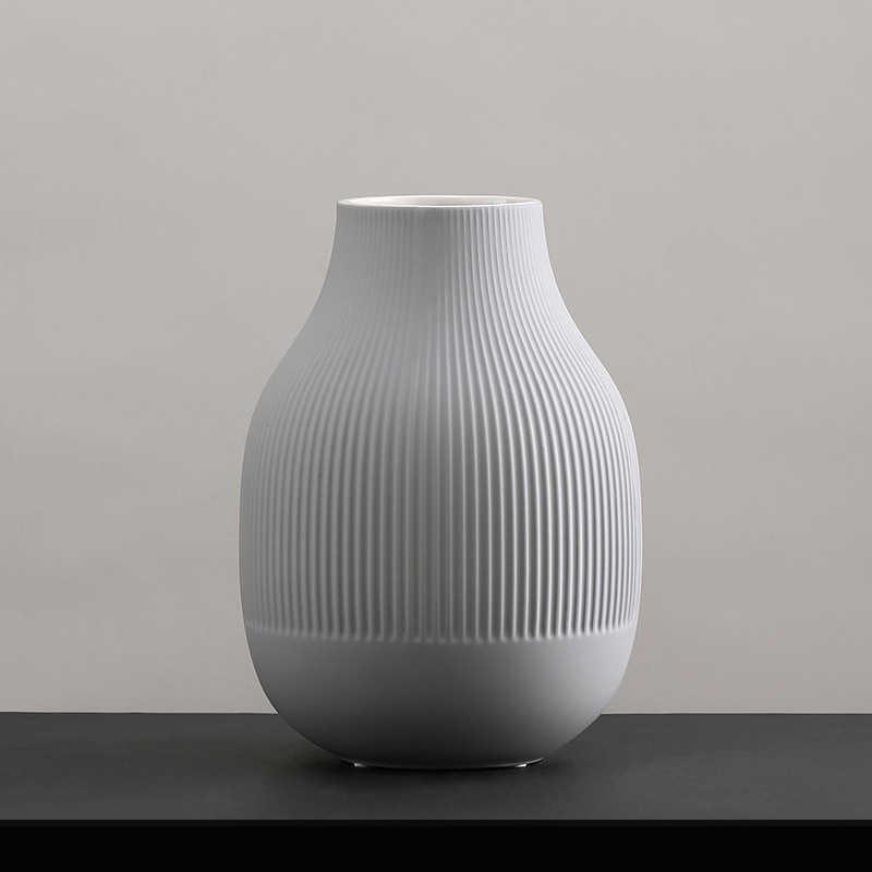 Morandi Color Ceramic Vase Ornament Nordic Simple - Pacisia
