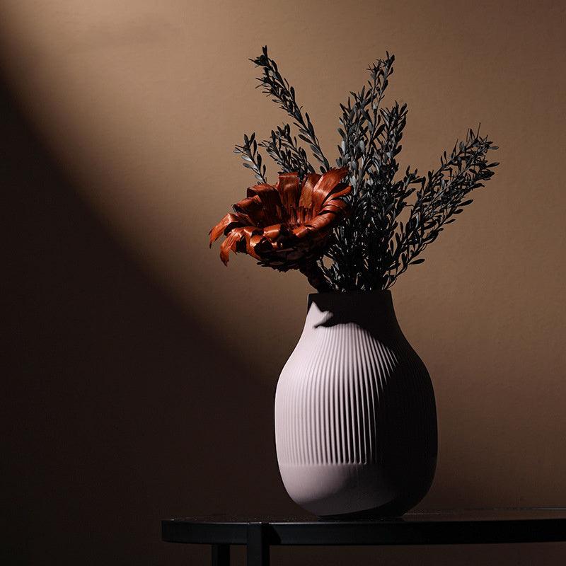 Morandi Color Ceramic Vase Ornament Nordic Simple - Pacisia