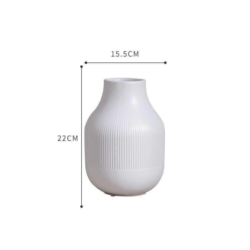 Morandi Color Ceramic Vase Ornament Nordic Simple - Pacisia