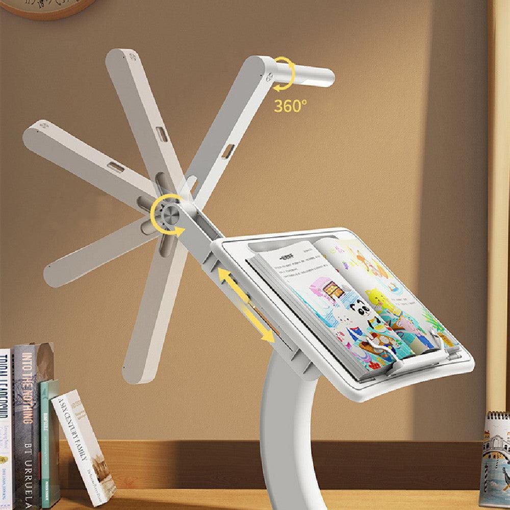 Multi Angle Adjustable Laptop Stand With Desk Lamp - Pacisia