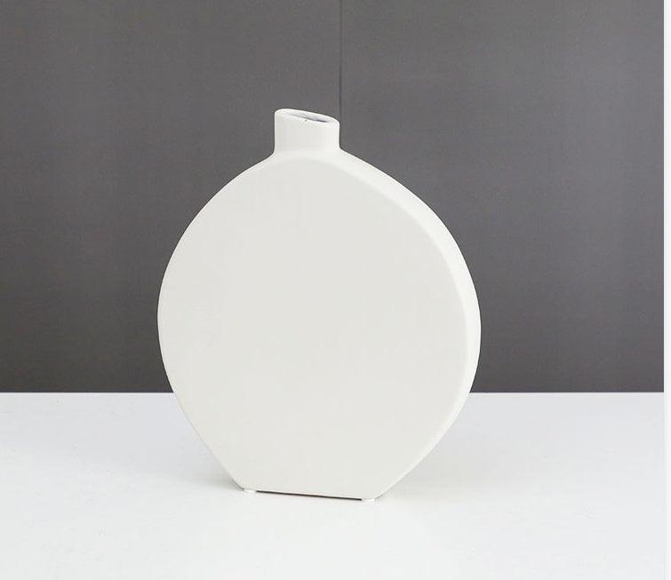 New Chinese White Ceramic Vase Home Model Room - Pacisia