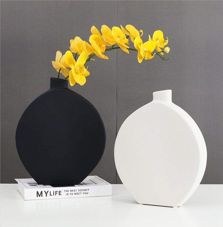 New Chinese White Ceramic Vase Home Model Room - Pacisia