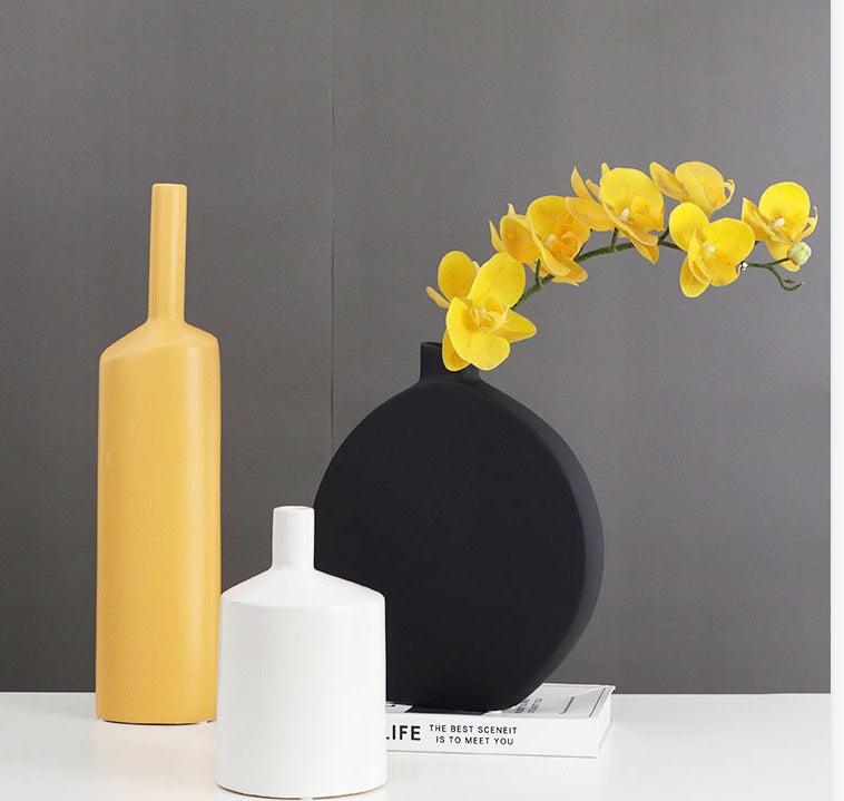 New Chinese White Ceramic Vase Home Model Room - Pacisia