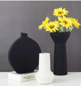 New Chinese White Ceramic Vase Home Model Room - Pacisia