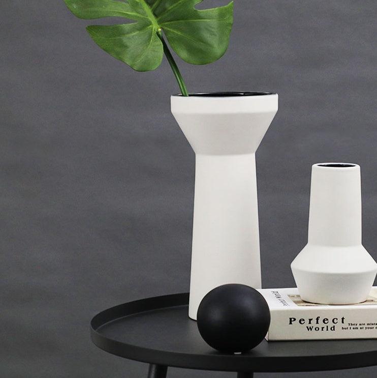 New Chinese White Ceramic Vase Home Model Room - Pacisia