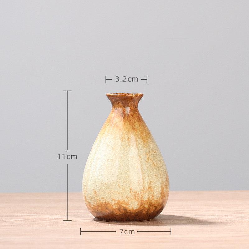 New Hand Painted Mini Ceramic Vase Decoration - Pacisia